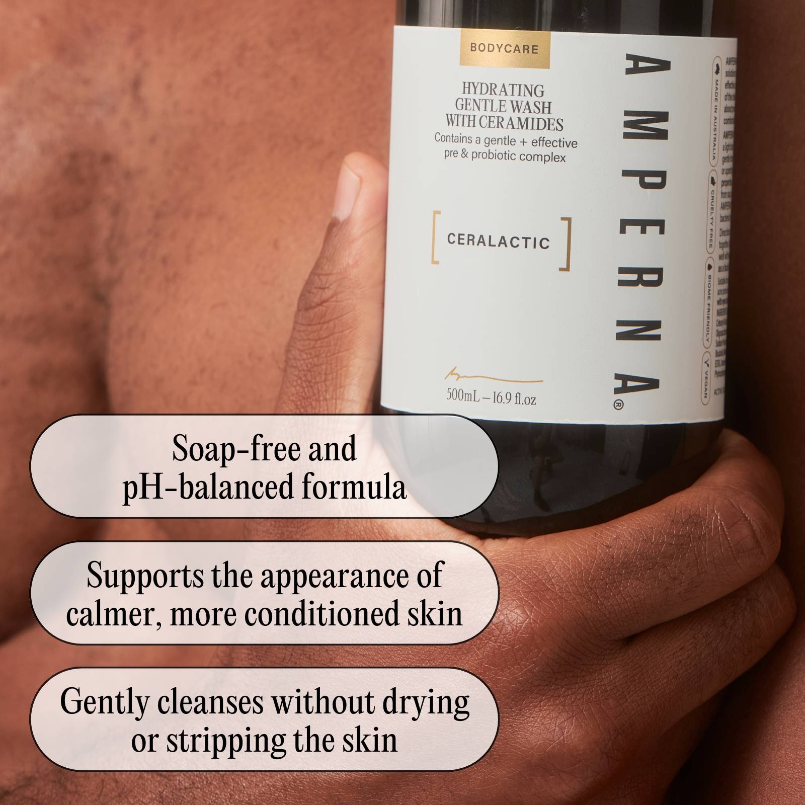 セラミドで潤いを与える優しい洗い方 |ジェントルボディウォッシュ