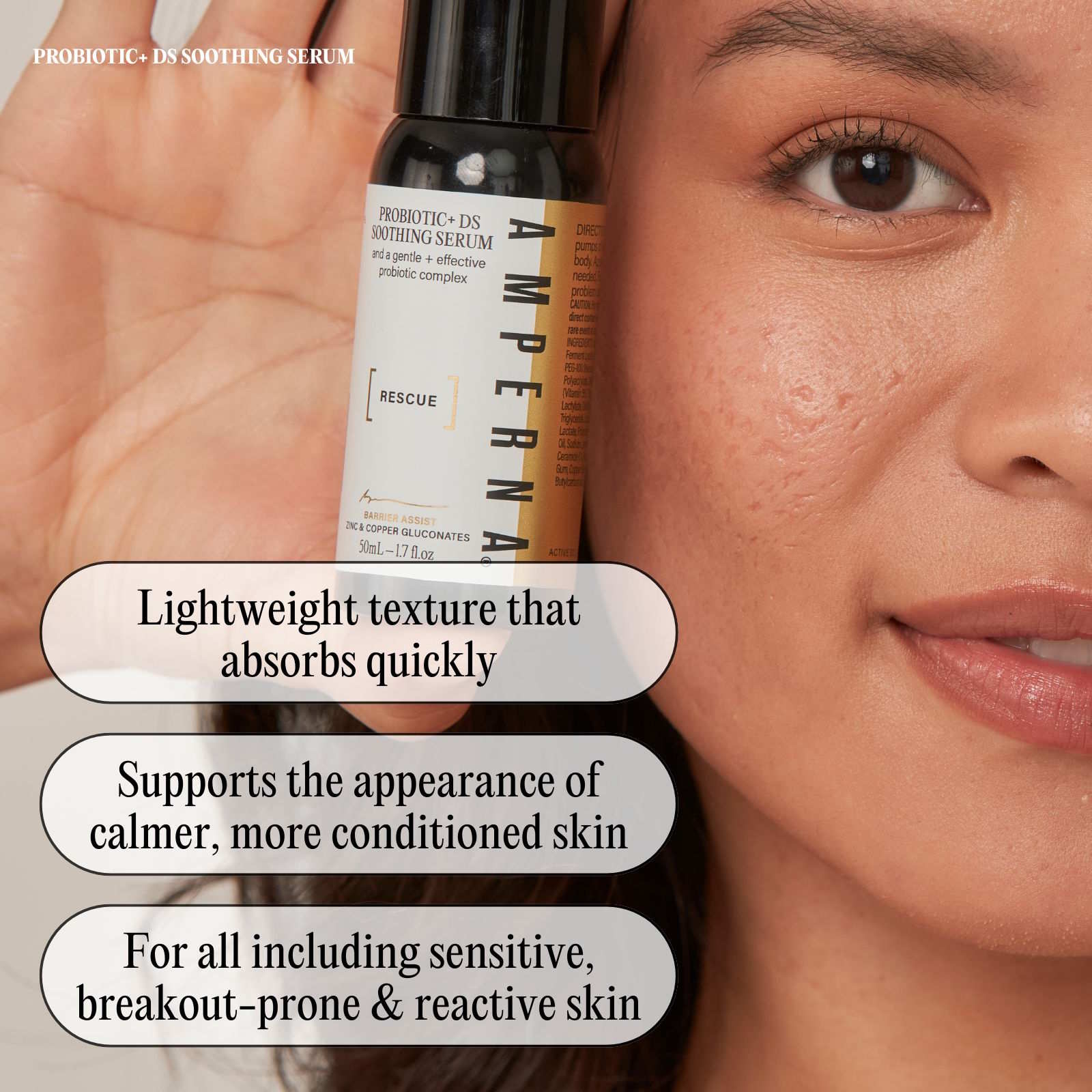 ニキビプラス |ニキビのための局所プロバイオティクス |アンペルナ