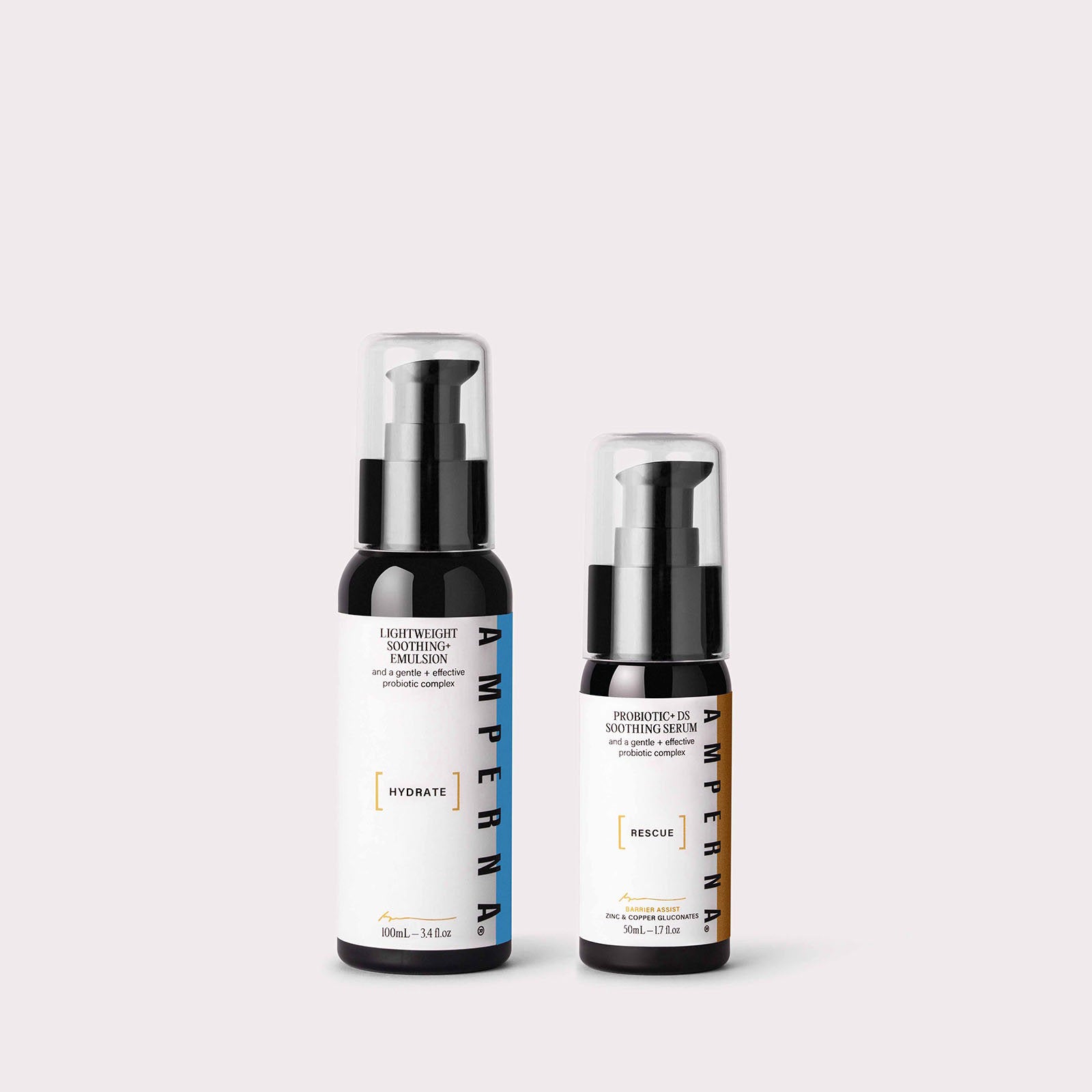AMPERNA® Soothing Duo: Lightweight Soothing+ Emulsion and Pro+ DS Soothing Serum