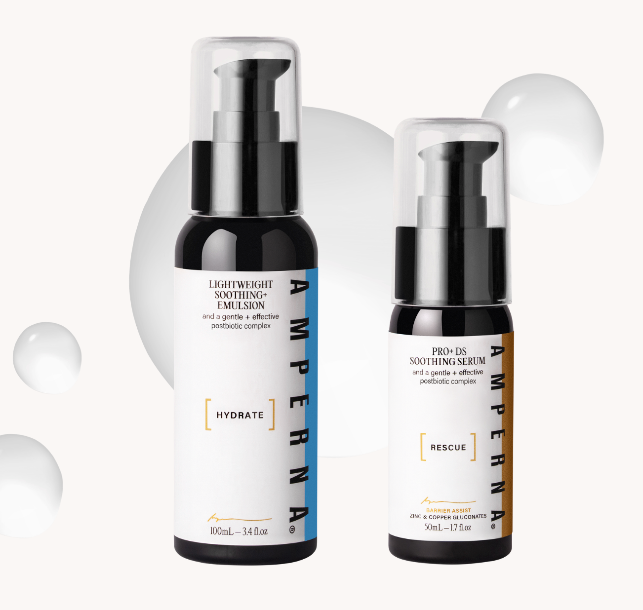 AMPERNA Soothing Duo RESCUE and HYDRATE